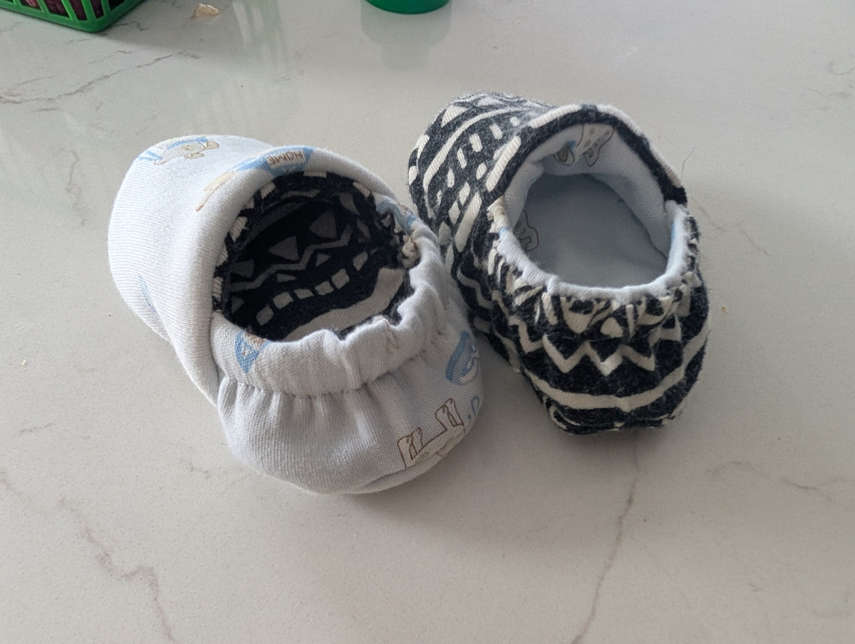 Reversible Baby Slippers
